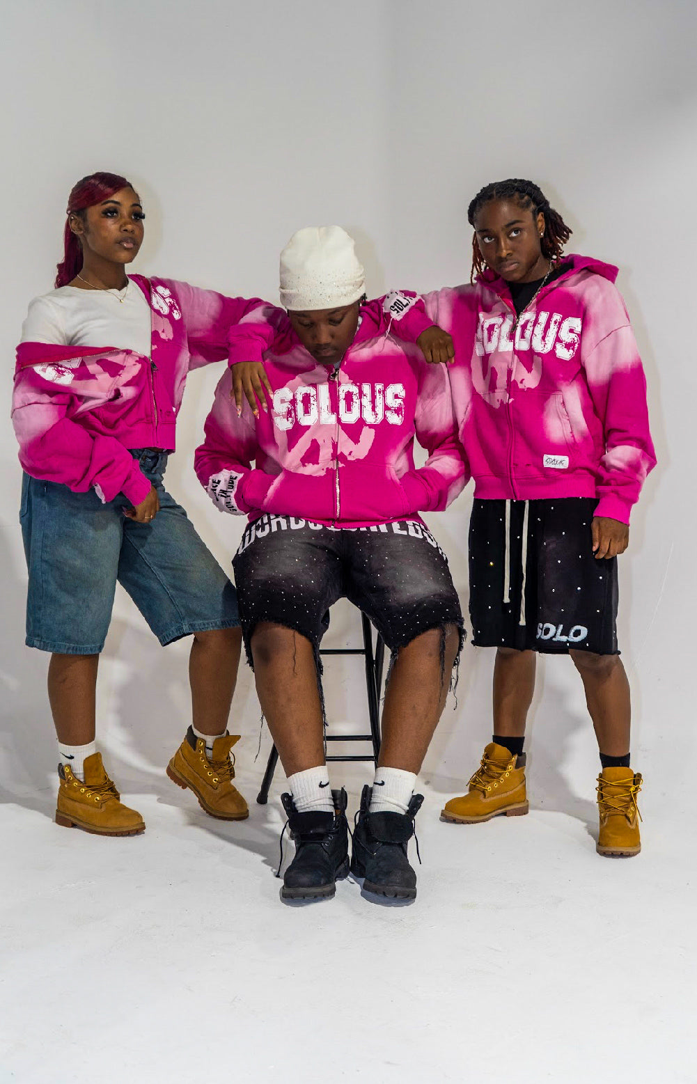 SOLOUS PEACE ZIP UPS
